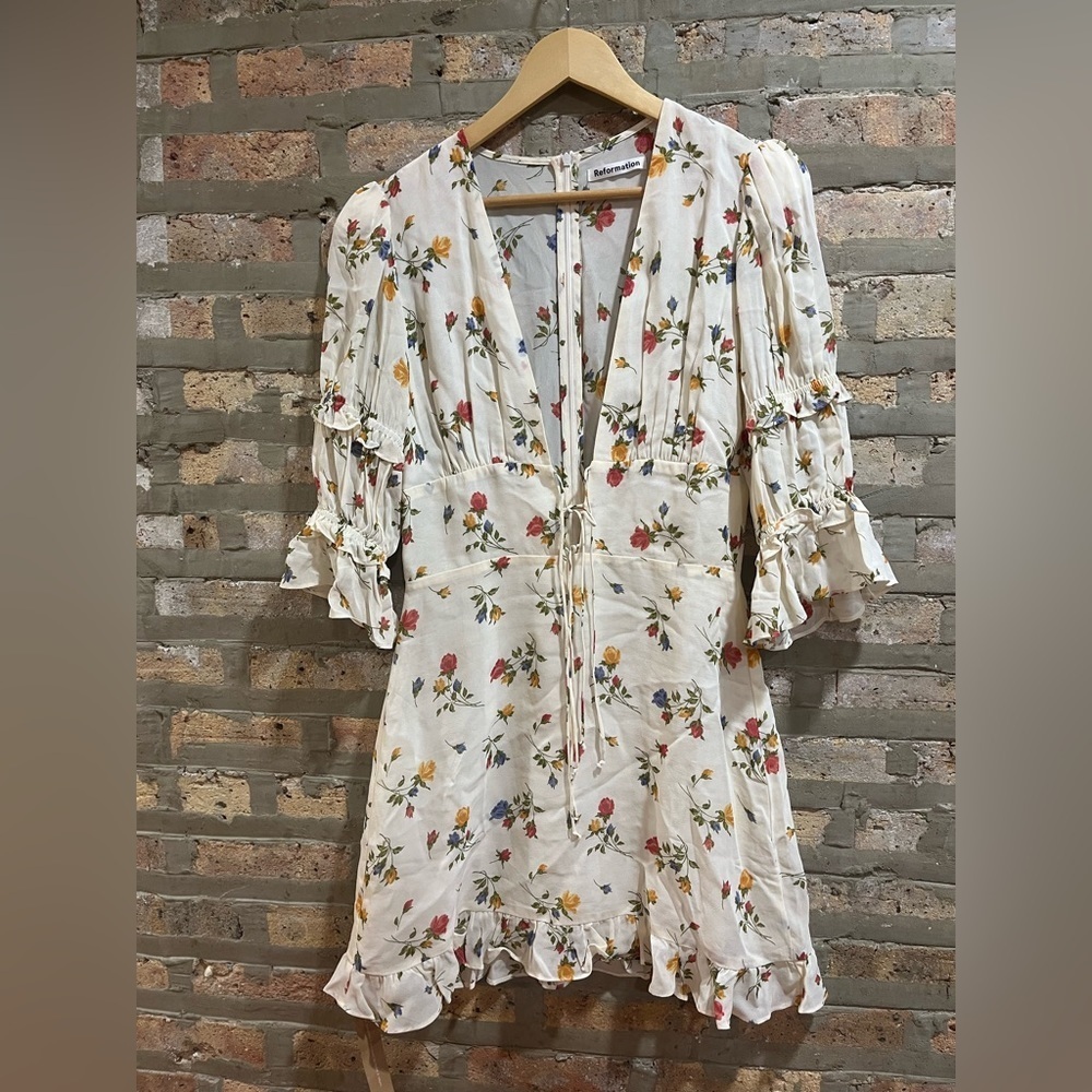 Reformation laurelei floral mini dress - Picture 5 of 8